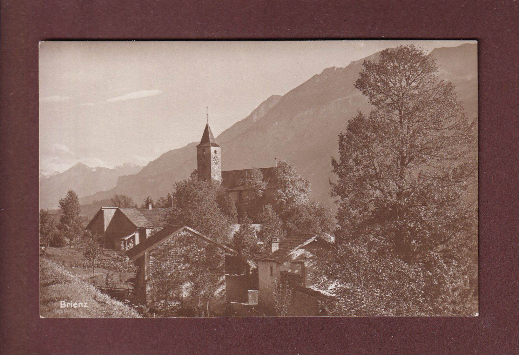 Cartoline postali: BRIENZ - Teilansicht – Usato da Pully venduto da nicecards