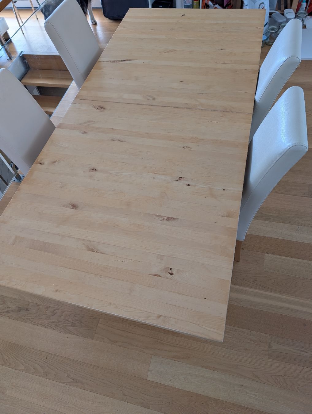 Set di tavolo e panche: Holztisch inkl. 4 Stühle – Usato da Honau venduto da untenoben86