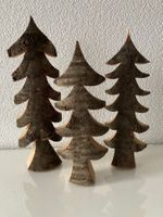 Tannen, 3er Set, Kirschbaumholz, Dekoration, Handarbeit