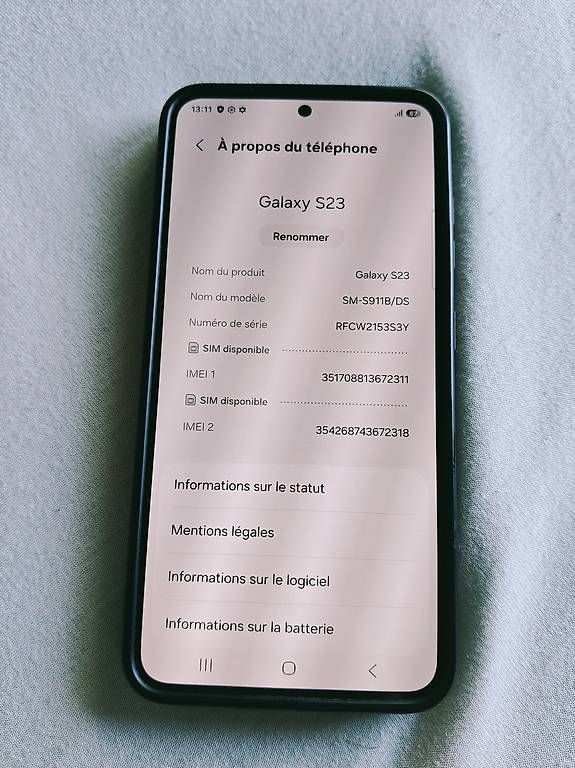 Telefoni cellulari / Smartphones: Samsung s23 256Go  – Usato da La Chaux-de-Fonds venduto da Honit