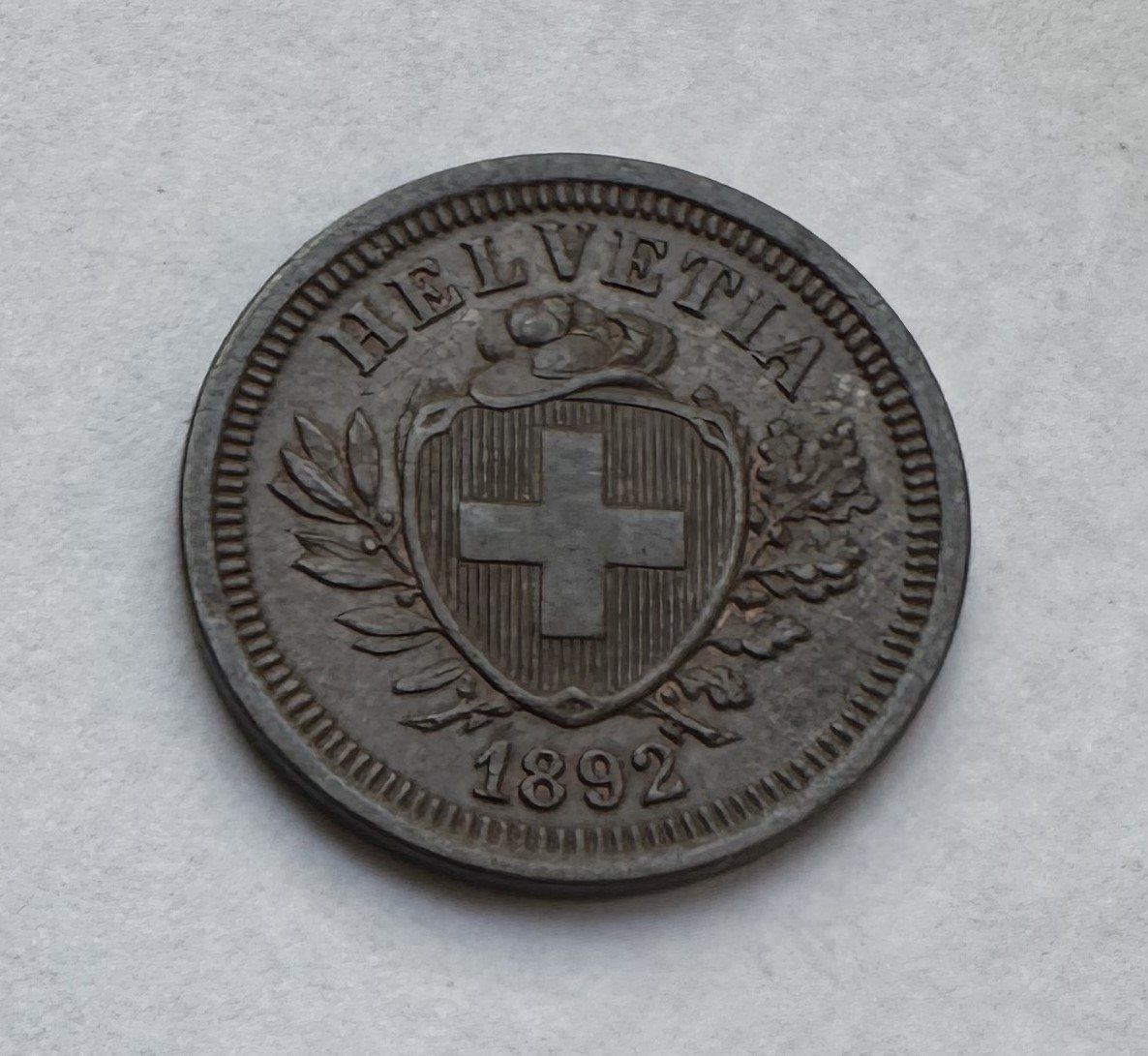 Tutti le monete: 1892 1 Rappen unz – Nuovo (secondo la descrizione) da Kirchberg SG venduto da Helveticus00