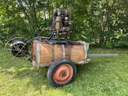 Vintage Birchmeier Feldspritze Anhänger, Rarität!