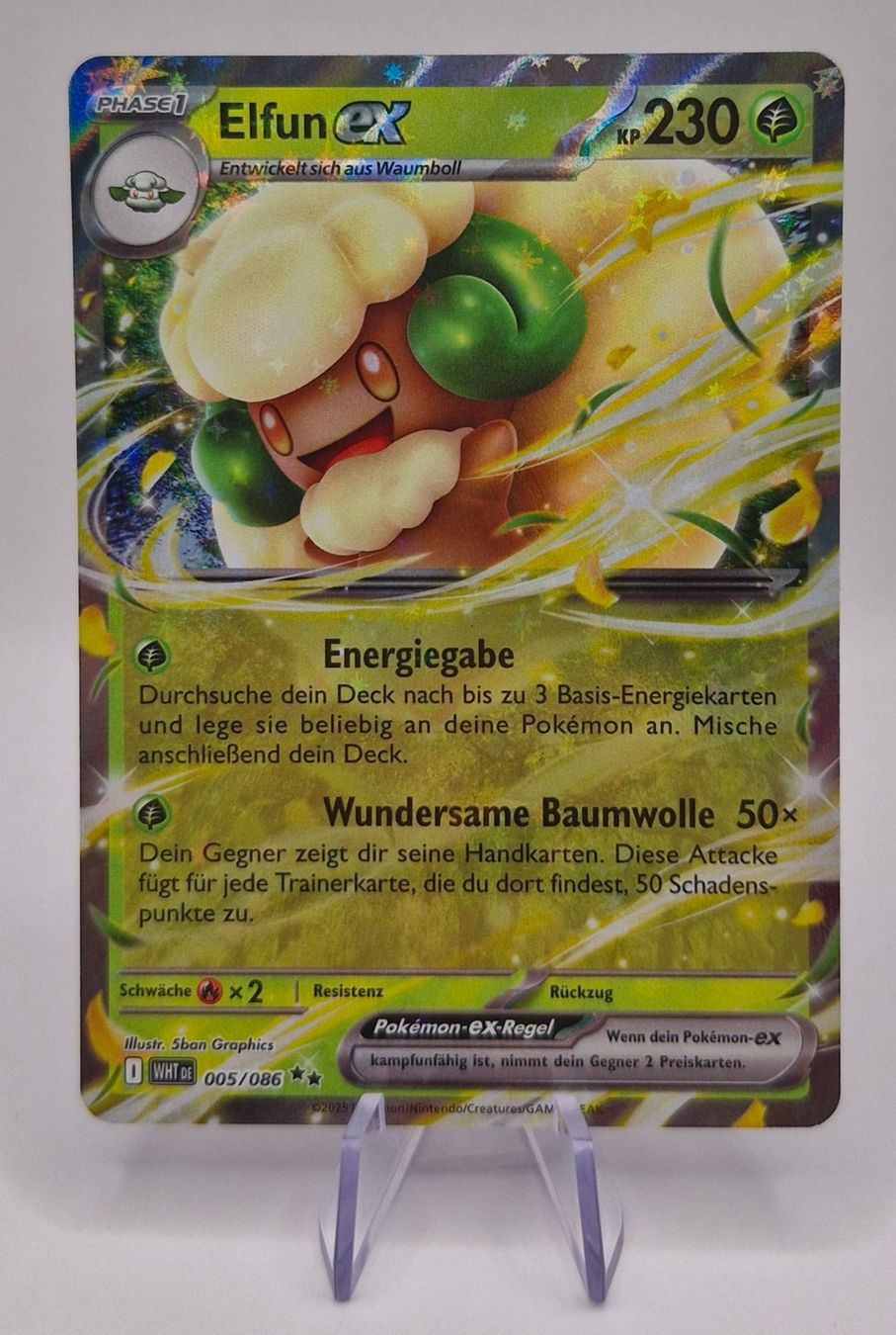 Elfun EX / Whimsciott EX / Weisse Flammen / WHT 005 (Neu (gemäss