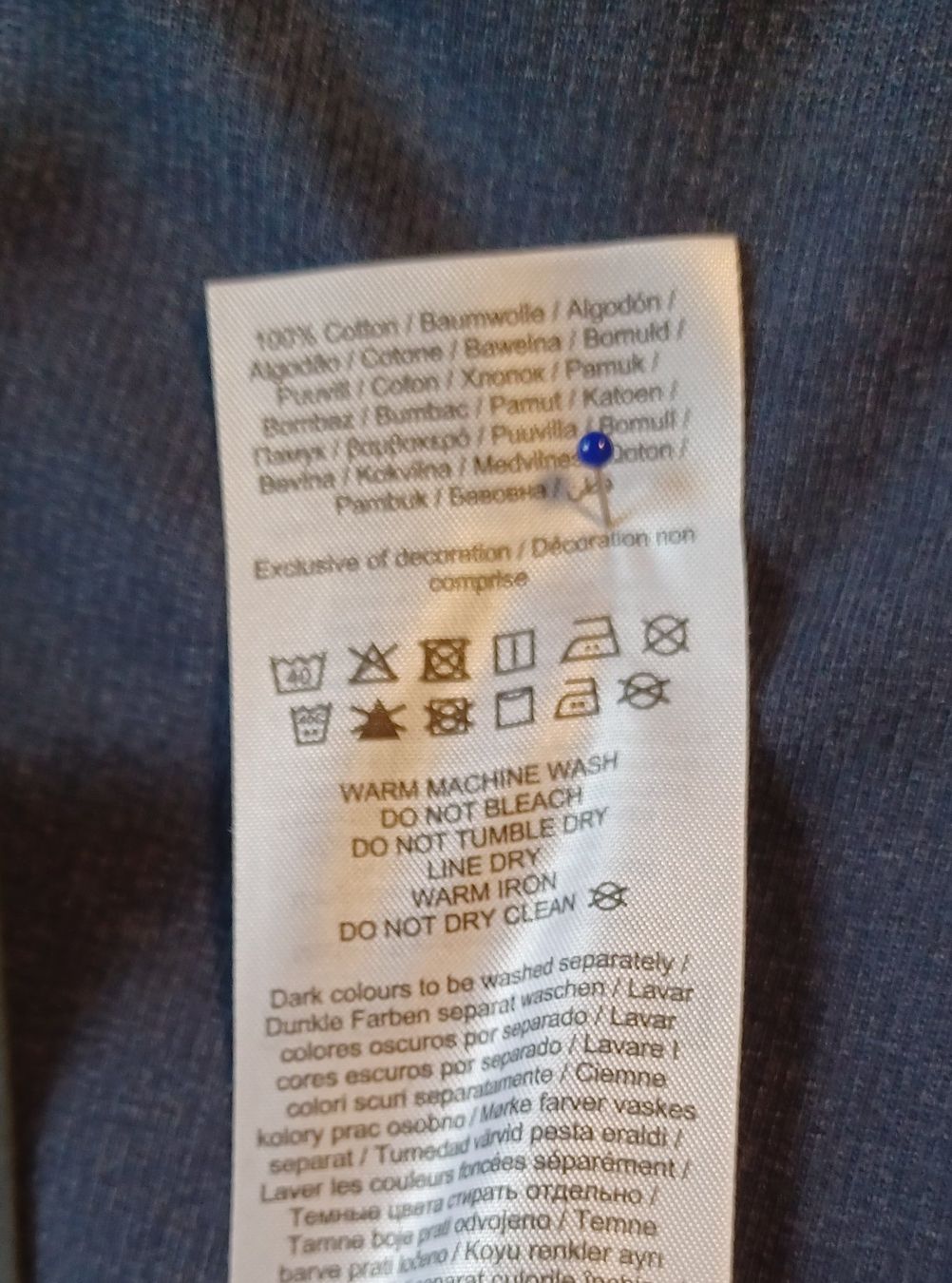 T-shirt: LongOberteil, Farbe Jeansblau, Gr. 36/38 – Nuovo e nell'imballaggio originale da Reinach AG venduto da silver_65 3