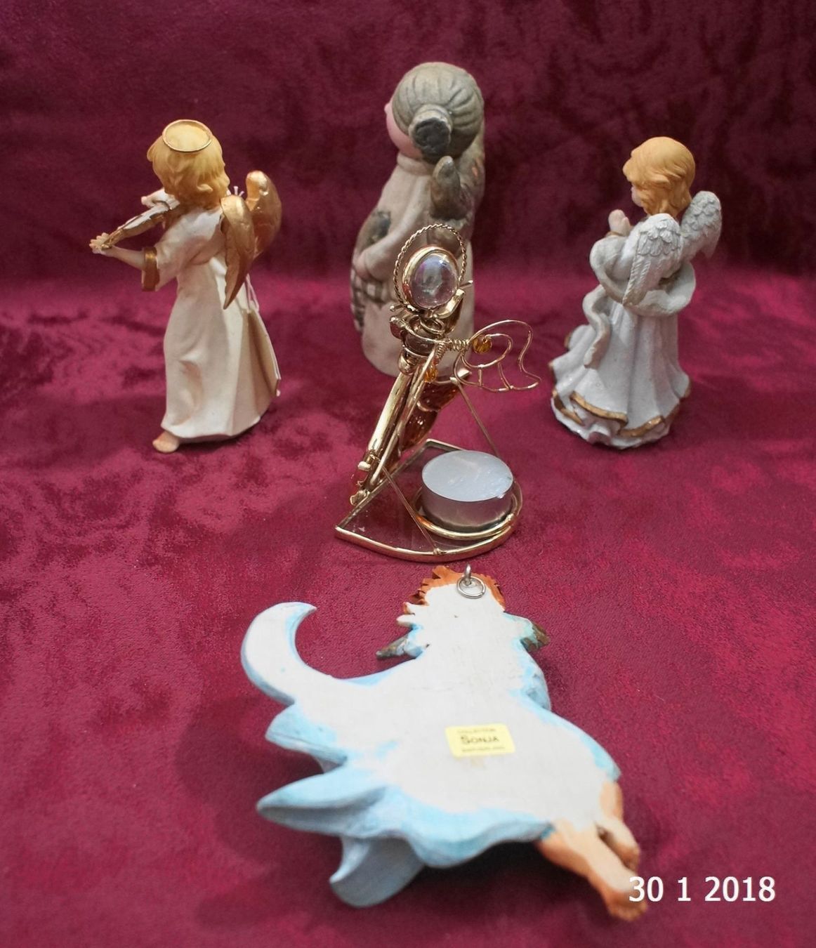 Statuette: 5 diverse Engel – Usato da Basel venduto da The_Onliners 1