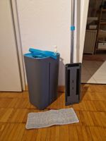 Bodenwischer mit Eimer Set grau blau guter Zustand
