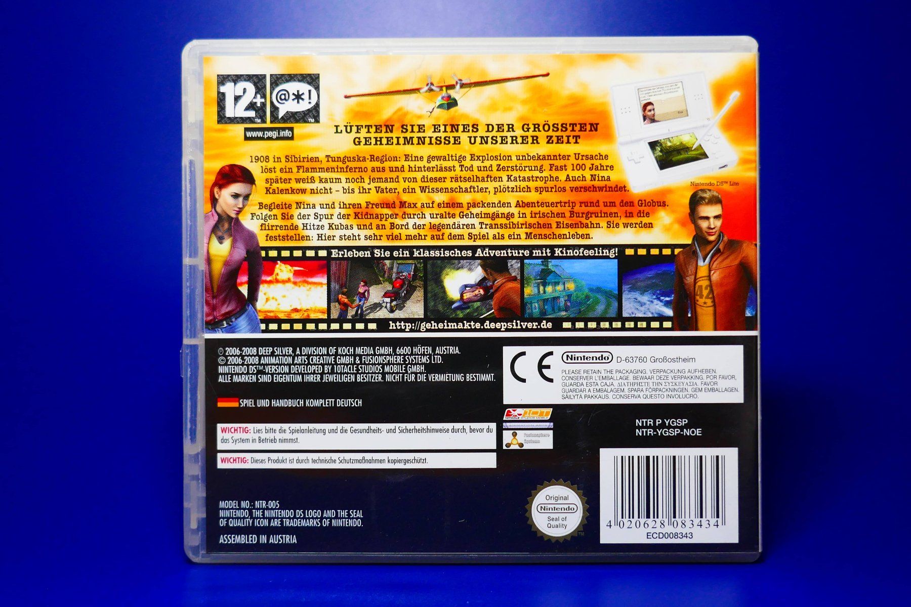 Nintendo Giochi: Geheimakte : Tunguska - Nintendo DS – Usato da Vuarrens venduto da Espace-Retro 3