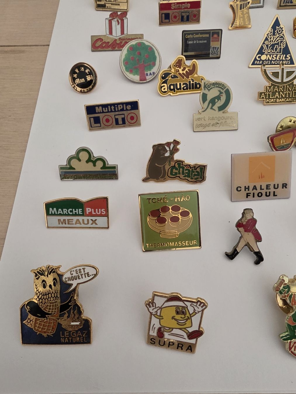 Placchette & Badge: 50 pins vintage Français – Usato da Paudex venduto da Pacalauma 1