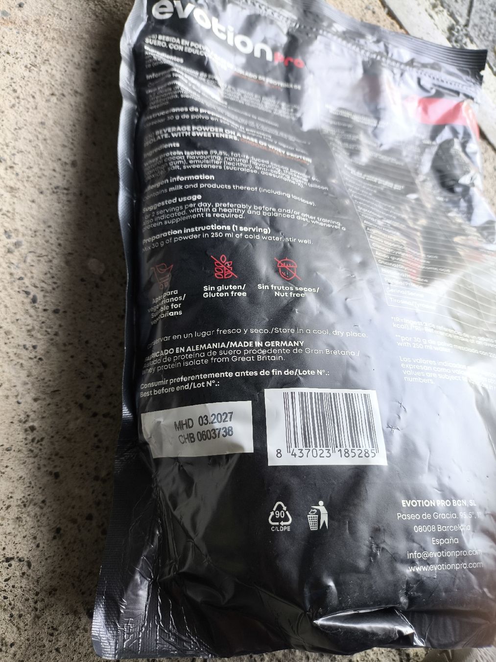 Aliments & Spécialités: Whey Protein Isolate Schokolade Geschmack 1 kg  – Neuf (Voir description) à Luzern par Jb4 3