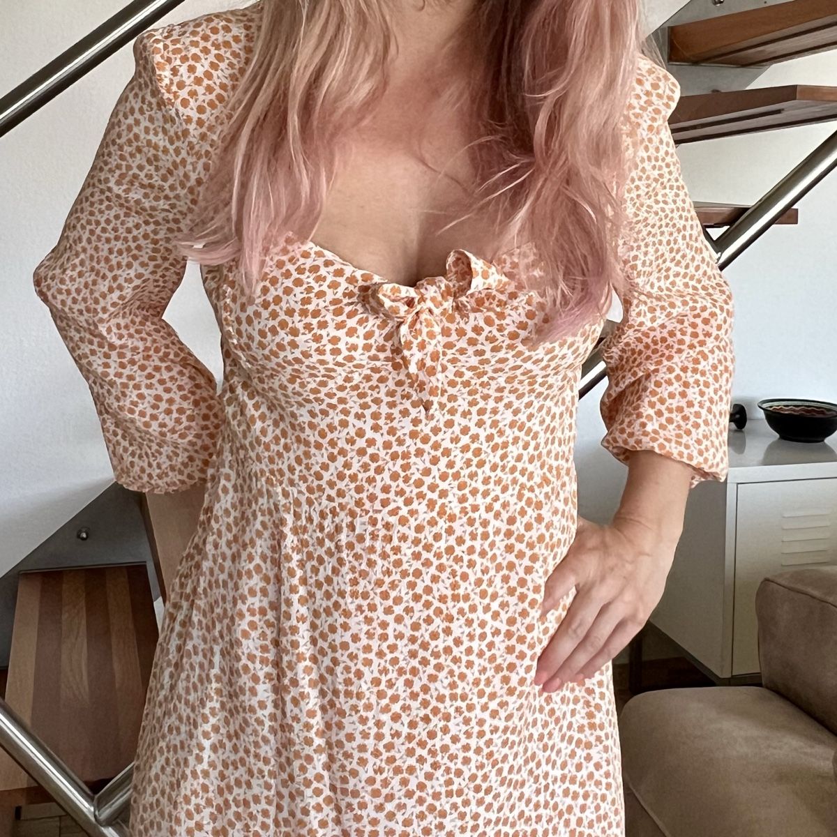 Kleider: Skaterdress mit Blumenmuster – Neu (gemäss Beschreibung) aus Lütisburg von mahee