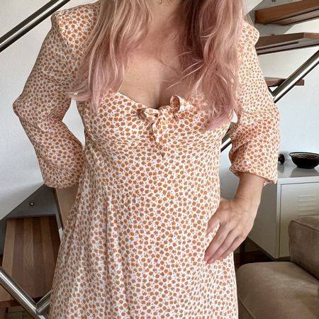 Skaterdress mit Blumenmuster