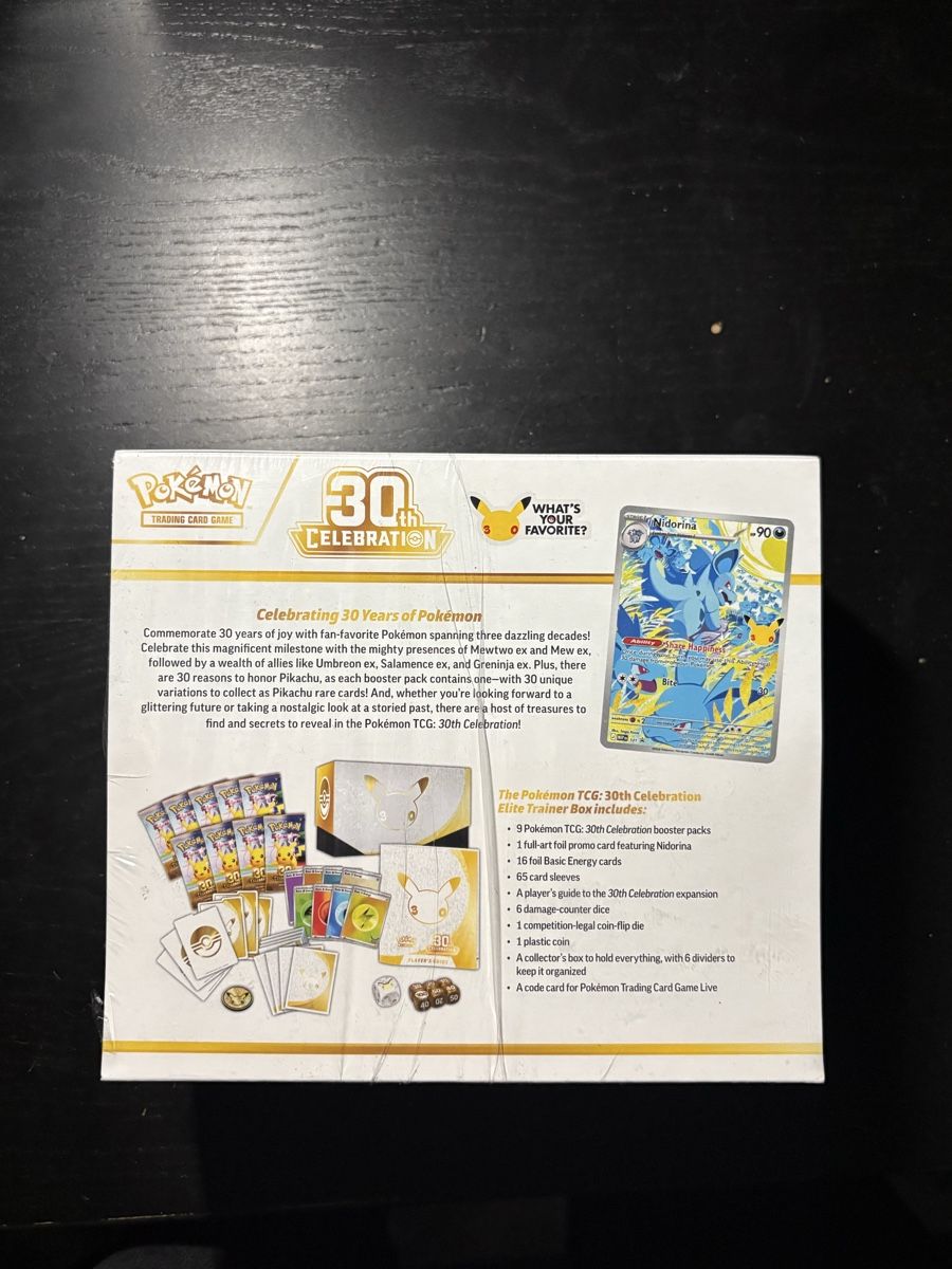 Pokémon Sammelbilder & Trading cards: Pokémon 30th Anniversary ETB – Neu und originalverpackt aus Courtepin von san_dxw8 1