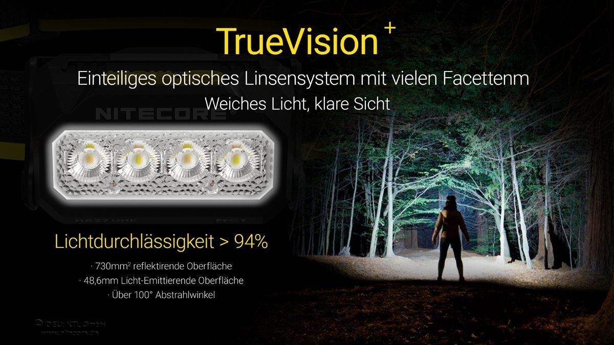 NiteCore Lampen: Modulare Stirnlampe mit 3 Farbtemperaturen Nitecore HA27 UHE – Neu und originalverpackt aus Grüningen von Prolumin 4