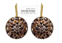 Ohrring, leverback mit Swarvoski Crystals