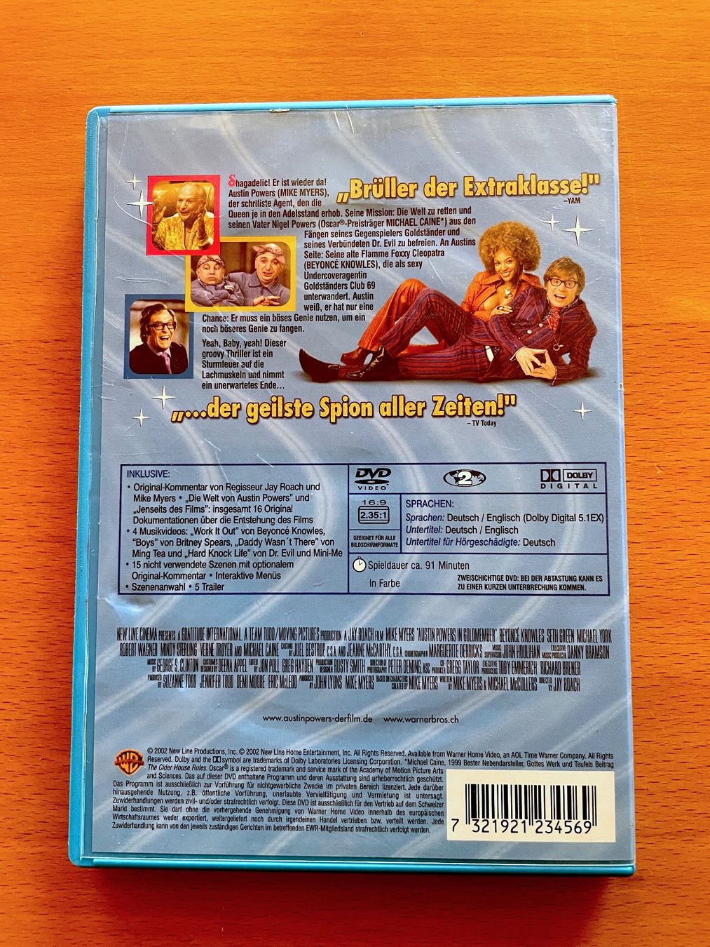 Tutti i DVDs: DVD Austin Powers Goldständer – Usato da Rickenbach BL venduto da Morlog 2