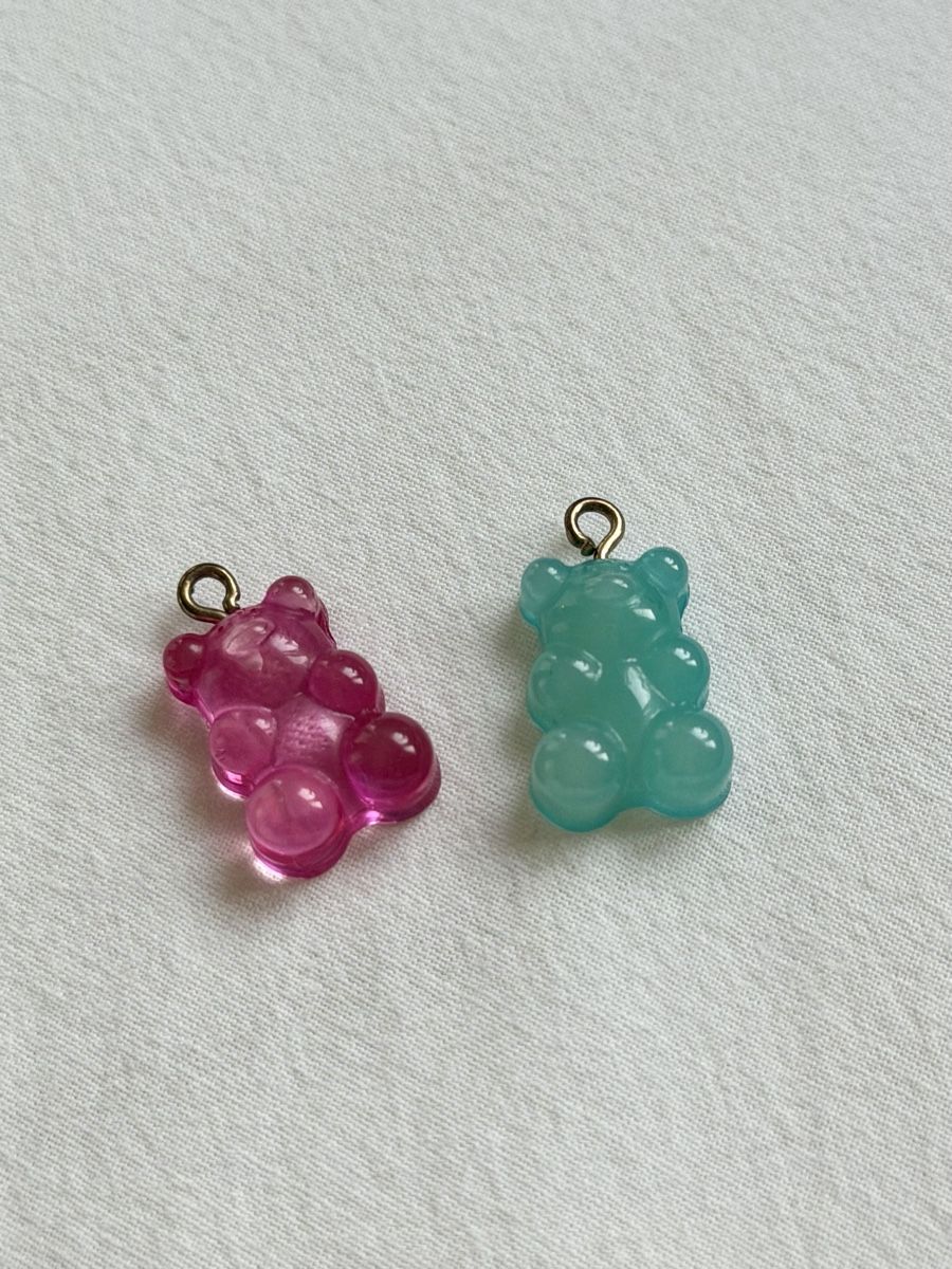Catenine: 2 Mini-Gummibärchen Charms / Anhänger – Nuovo (secondo la descrizione) da Zürich venduto da ei_8006