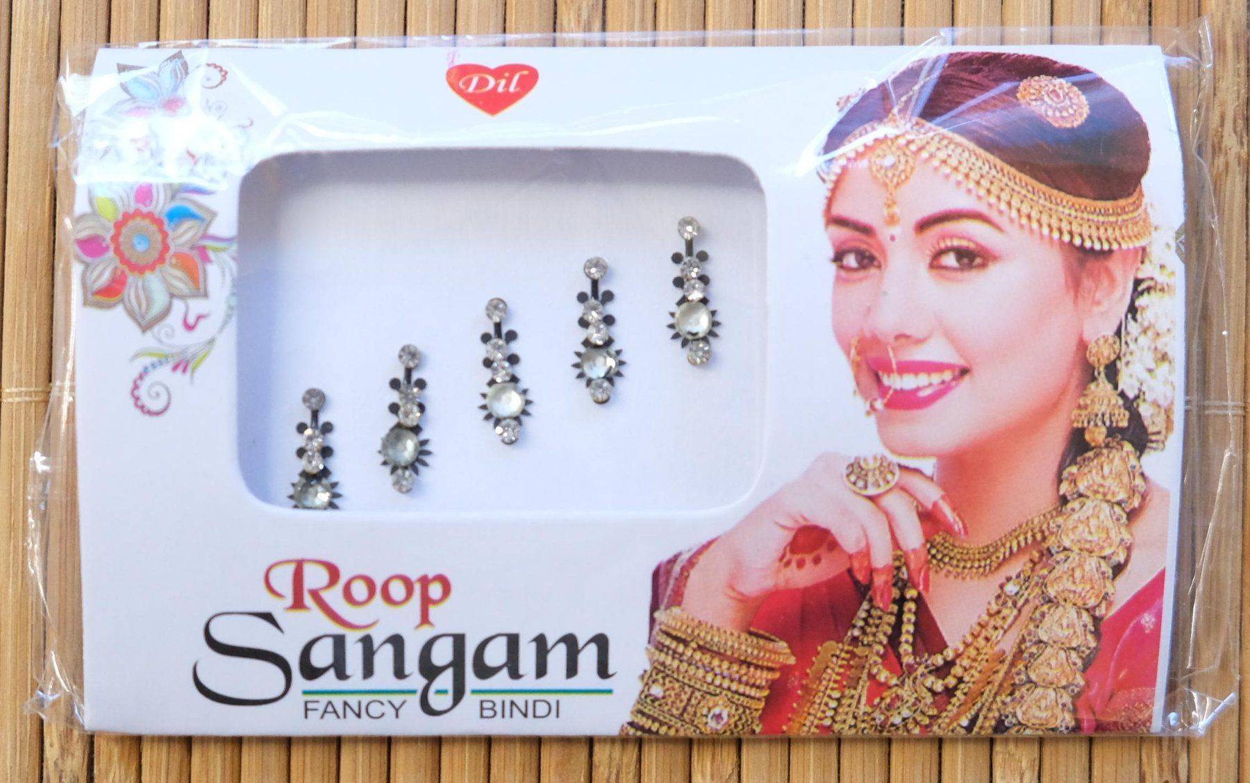 Make-up: Set 4x Bindi Stickers selbstklebender Gesichts Schmuck – Nuovo (secondo la descrizione) da Zürich venduto da Masala-Oase 3