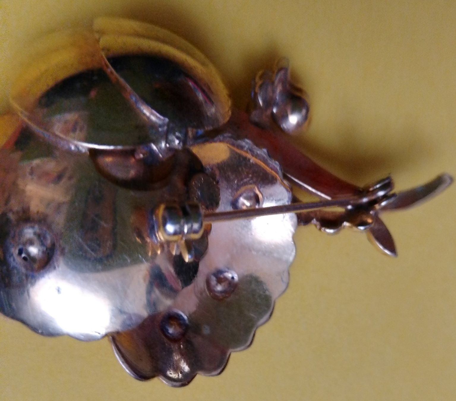Spille & Fermagli: Vintage-Brosche in Form einer Blume ca. 12 gr. Schmuck 60er – Usato da Wohlen AG venduto da salamanderspielwaren 4