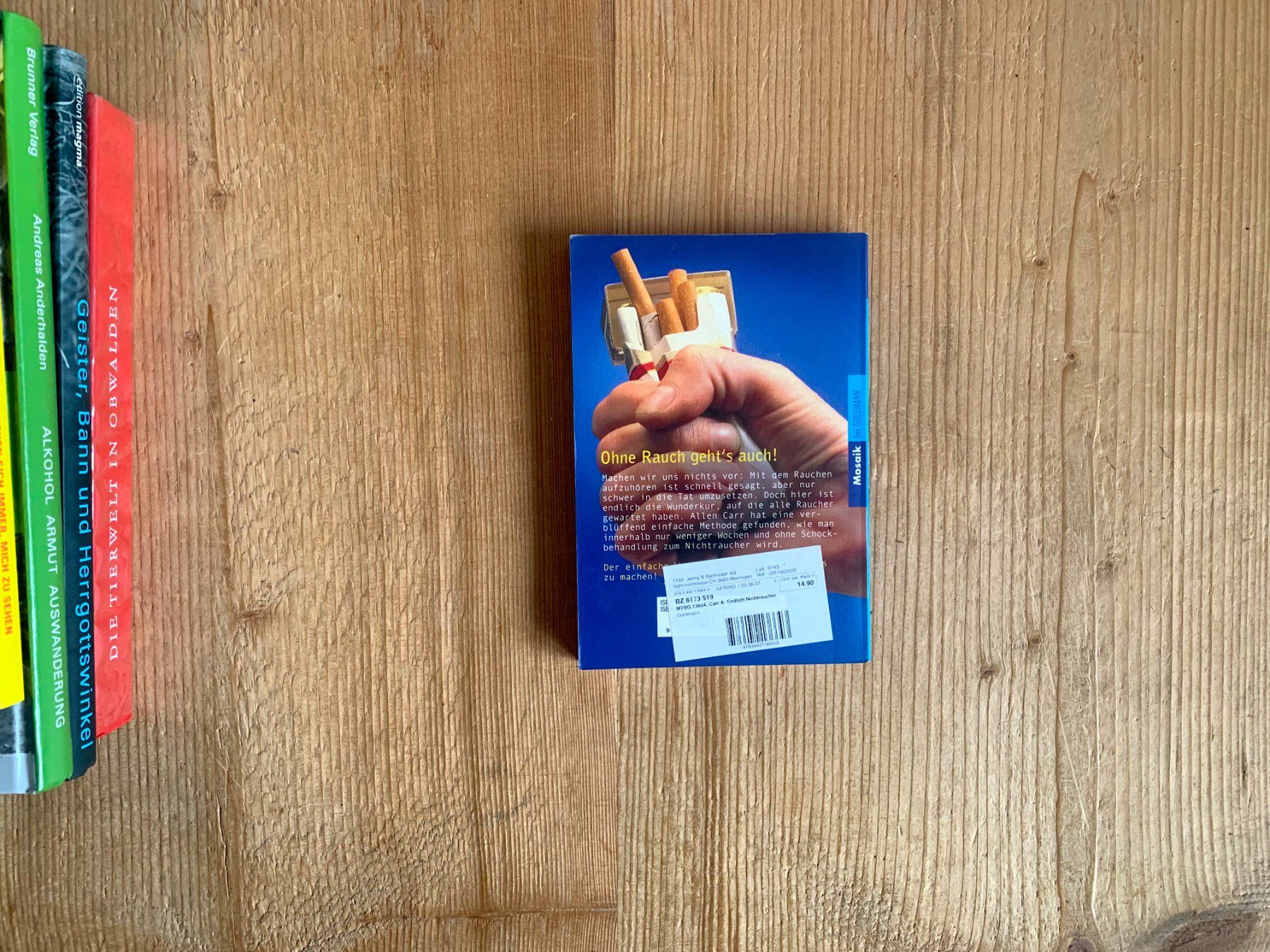 Libri: Endlich Nichtraucher! – Allen Carr – Nuovo (secondo la descrizione) da Giswil venduto da tschitschikow 1