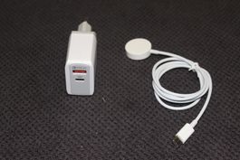 DUO Ladegerat+ Kabel USB-C apple watch