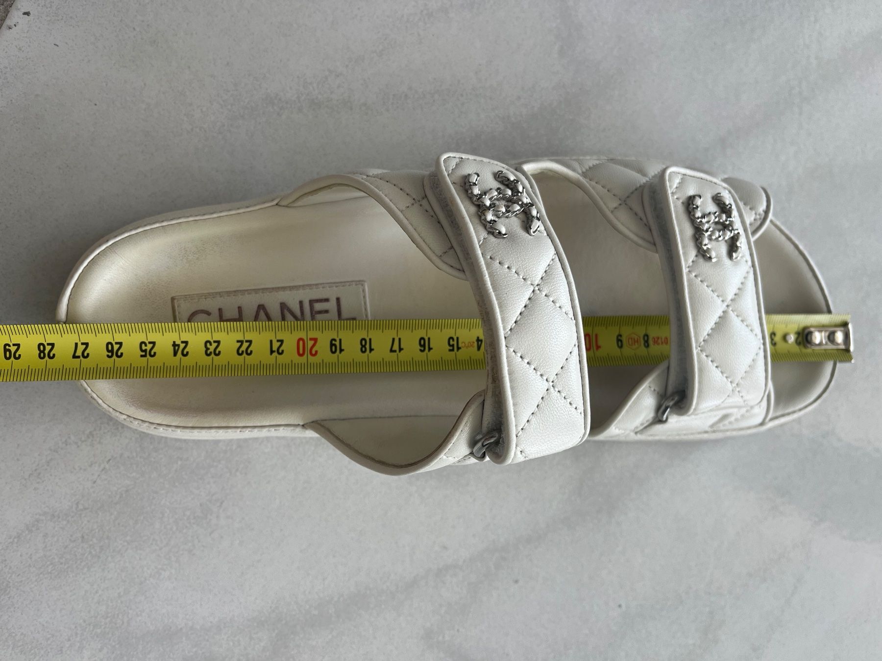 Chanel Scarpe da donna: Sandales Dad Chanel white 40 – Usato da Neuchâtel venduto da Code001 5