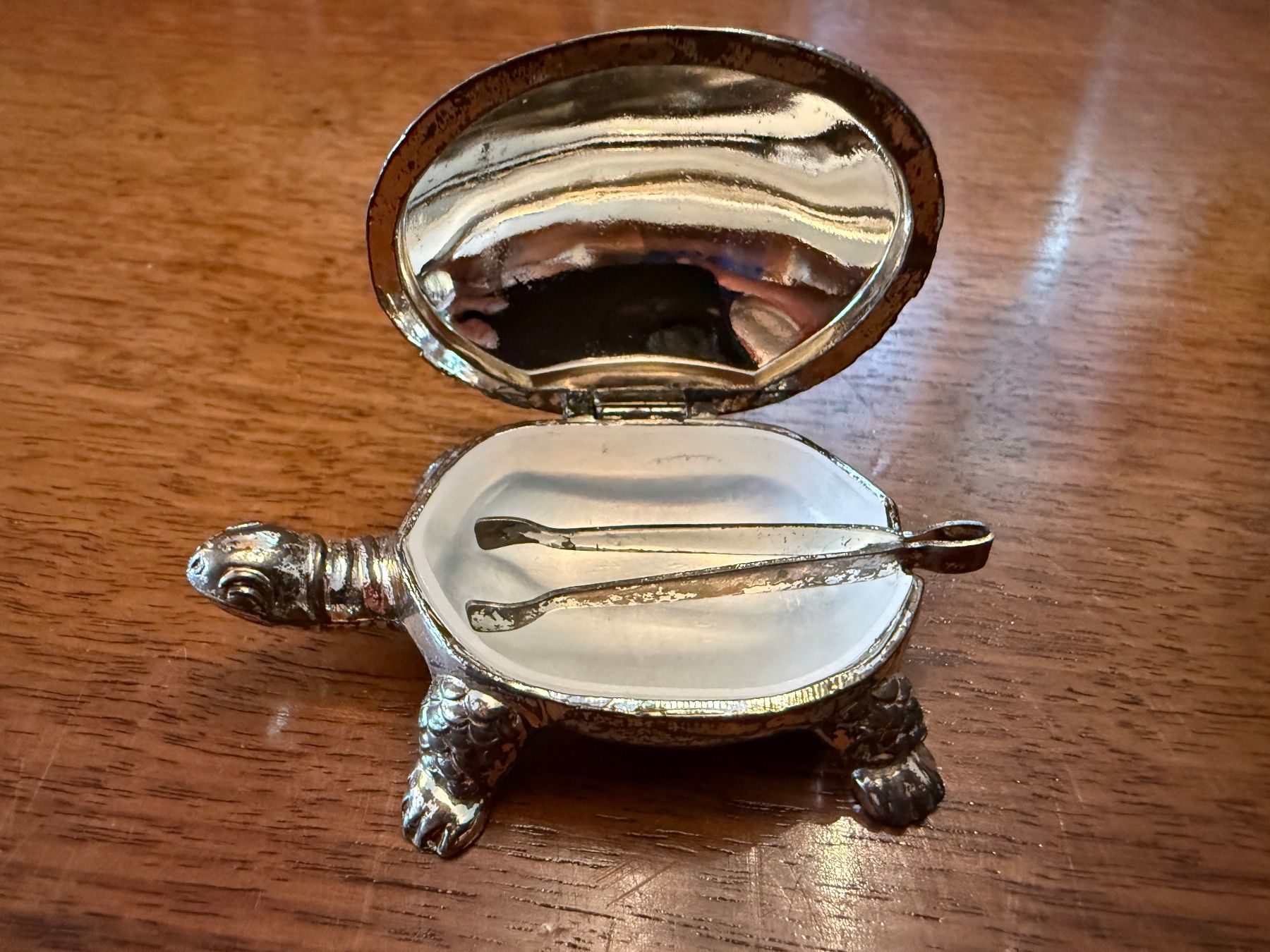 Altro in Cosmetici & Cura: Vintage Pillendose Schildkröte mit Pinzette – Usato da Erstfeld venduto da Uhu1980 1