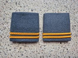 Gradabzeichen Patten Set Oberleutnant Militärpolizei