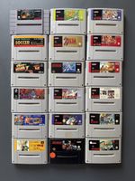 Lot 18 jeux Super Nintendo