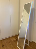 Specchio da terra bianco con supporto 155x35cm (circa)