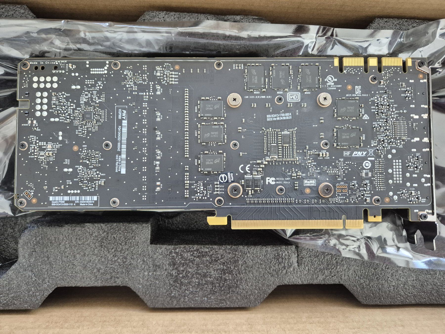 Nvidia Schede grafiche: NVIDIA PNY Quadro P5000 Grafikkarte – Usato da Diepoldsau venduto da stf_q76m 3