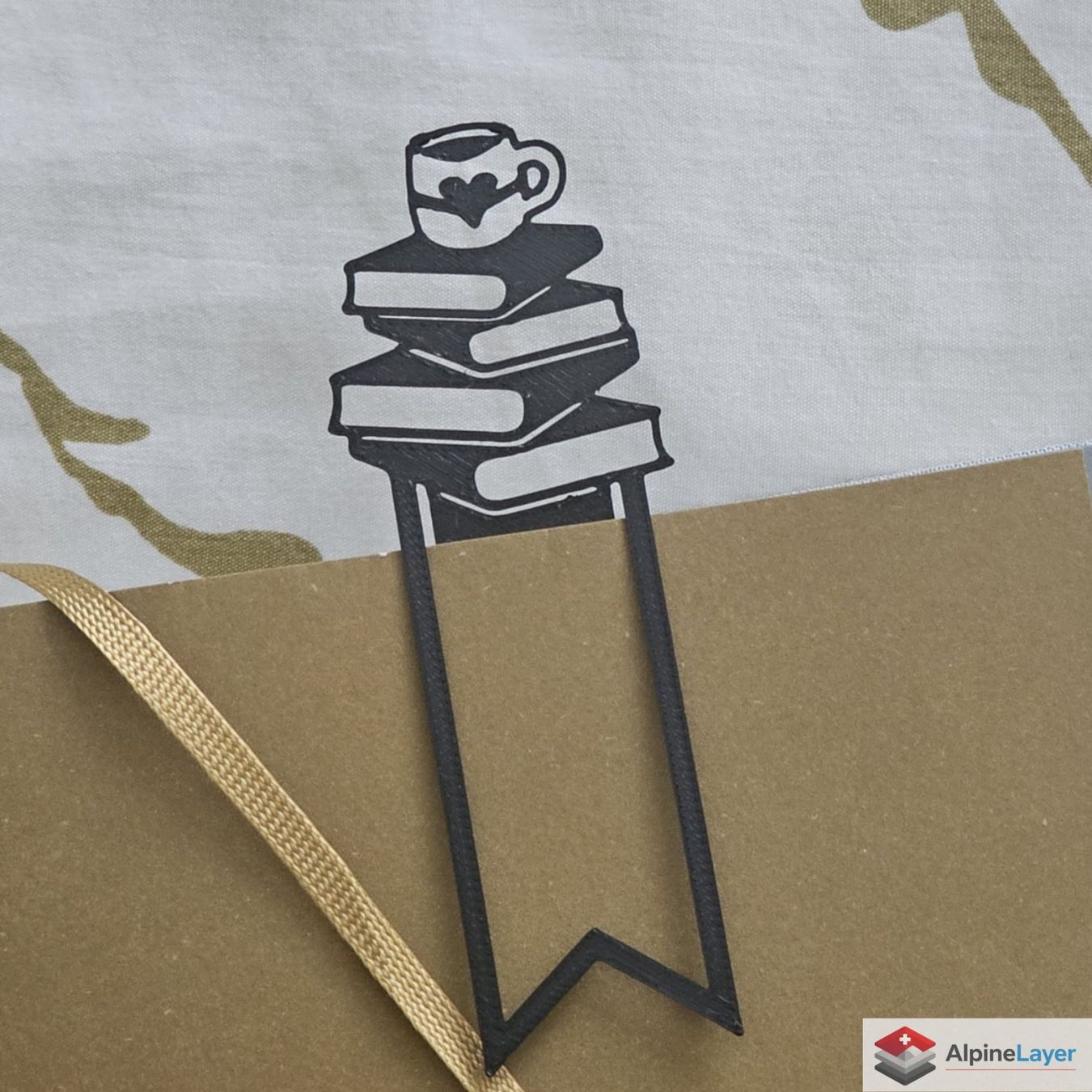 Altre raccolte & rarità: Coffee Book Bookmark 3D Printed – Black – Nuovo (secondo la descrizione) da Losone venduto da AlpineLayer