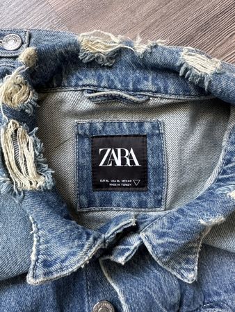 Giacca di jeans Zara Uomo Taglia XL come nuova!