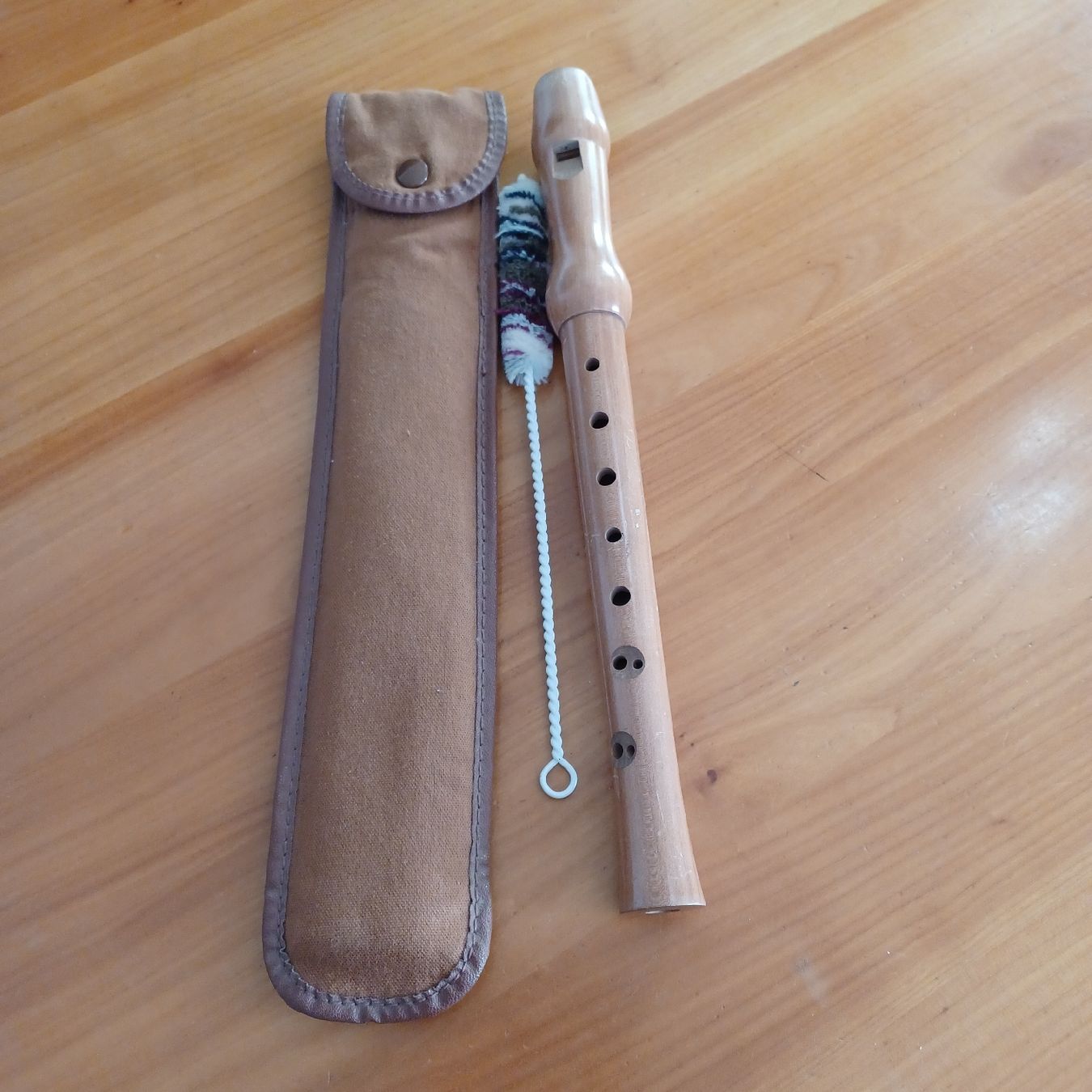 Strumenti musicali: Blockflöte mit Flötenputzer und Etui – Usato da Waldkirch venduto da Fantasia-101