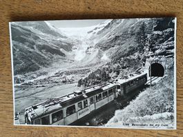 Photo Karte / Bernina Bahn bei Alp Grüm Ausgabe ca. 1939