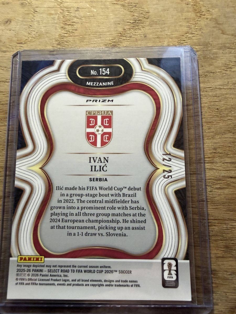 Panini Sammelbilder & Trading cards: Panini 2025-26 Select ivan Ilic Dye Prizm /25 – Neu (gemäss Beschreibung) aus Goldach von pipinio 1