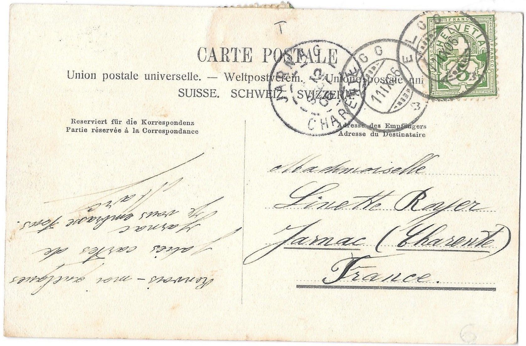 Cartoline postali: Schwanden gegen den Tödi – Usato da Olten venduto da clotaldi 1