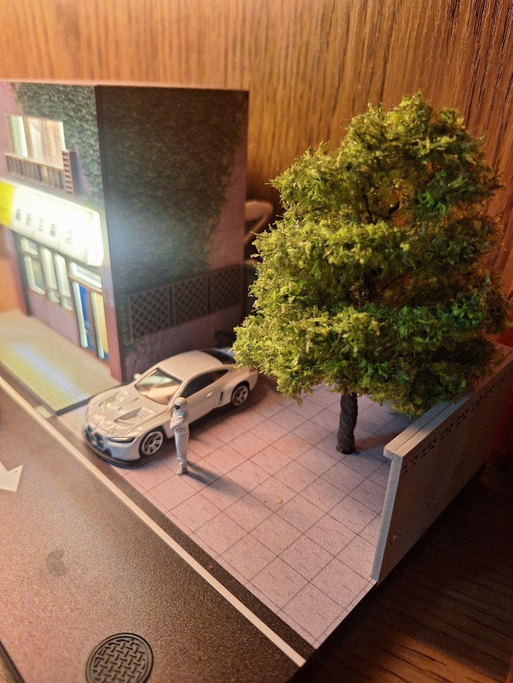 Modellini d'auto: 1:64 Diorama mit Tofushop beleuchtet – Usato da Stansstad venduto da saschaz88 1