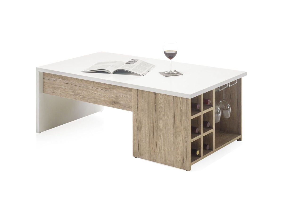 Tavoli: Coffee Table with Wine Storage – Usato da Zürich venduto da viccr
