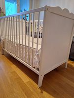 Kinderbett Babybett Gitterbett Holzbett