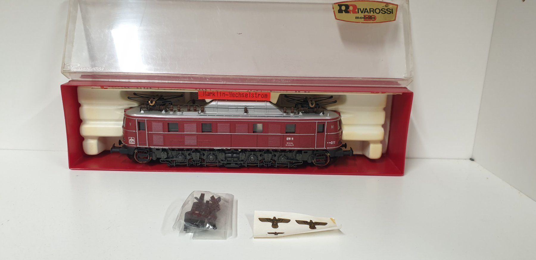 Rivarossi Modellini di ferrovie: Rivarossi DR E19-11 Wechselstrom 1098 H0/AC – Usato da Geroldswil venduto da TopTrain54