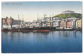 Napoli Forte S. Elmo mit Schiffen