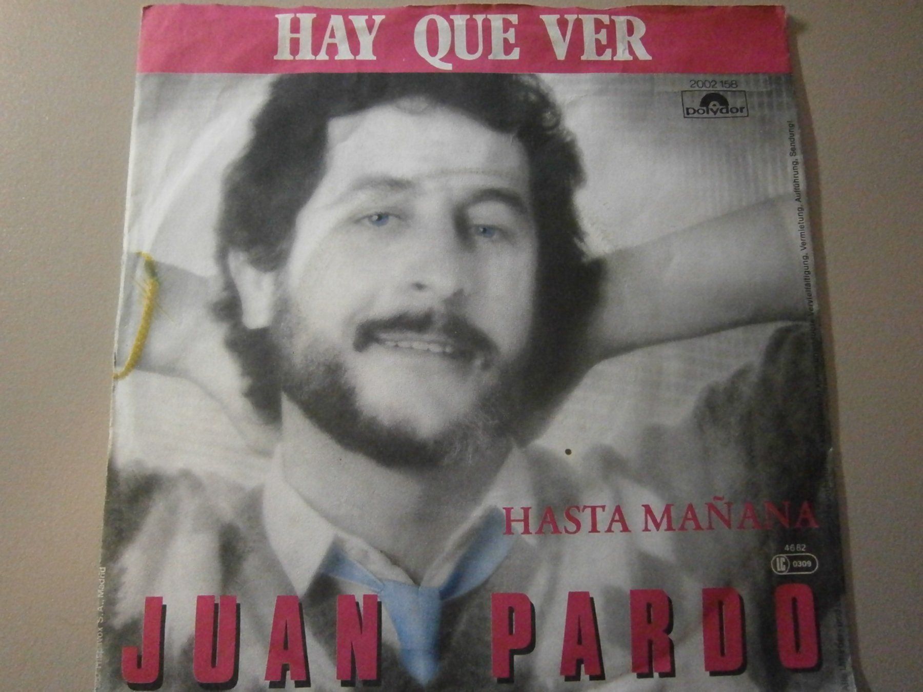 Dischi in vinile: Vinyl-Single Juan Pardo - Hay Que Ver – Usato da Langenthal venduto da Modo39