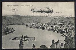 Boppard, Zeppelins Fernfahrt Friedrichsh