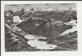 AK ca.1950 Karten Ansicht Zuger,Lowerzer,Vierwaldstätter See