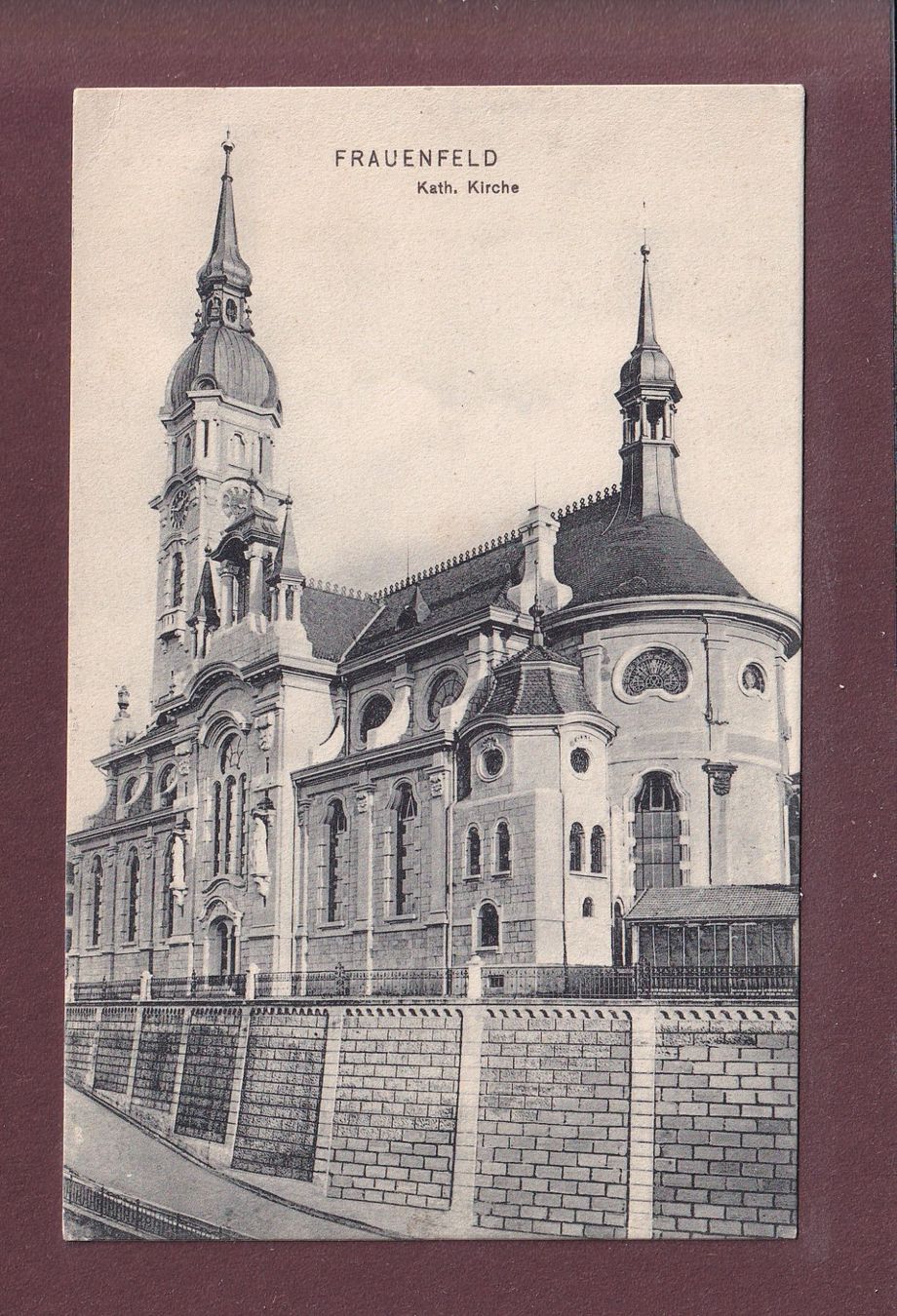 Cartes postales: FRAUENFELD - Kirche - 1906 – D'occasion à Pully par nicecards