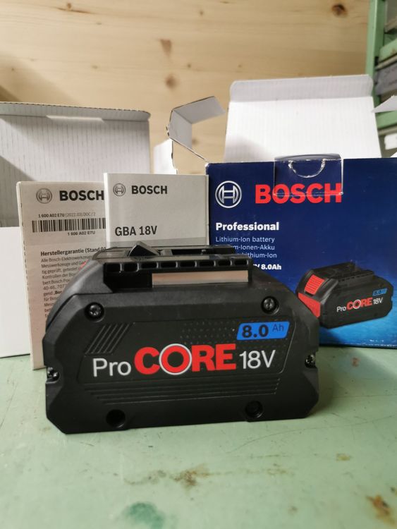 Lot de 2 batteries ProCore 8Ah 18V Bosch Professional 1600A016GK