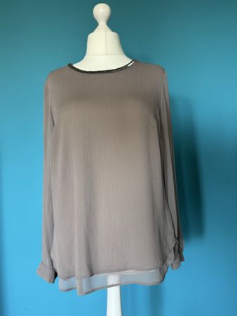 Gerry Weber Chiffonbluse Gr. 44/46