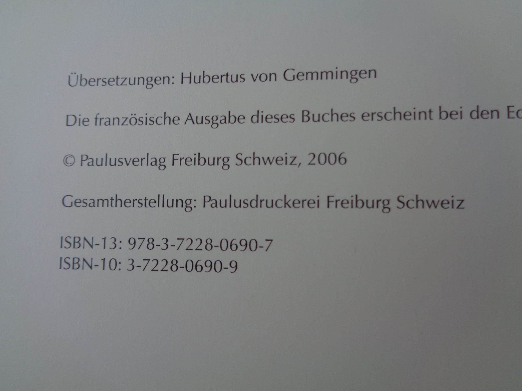 Bücher: Leben im Kloster Hauterive – Gebraucht aus Chur von omonia 1