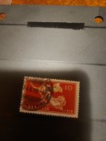Timbre rare Suisse Helvetia 1919 - 10 Cts rouge!