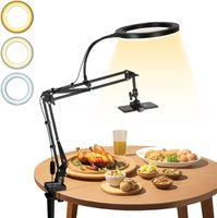 Overhead-Ringlicht-Kit mit Auslegerarm und Telefonhalter 70c